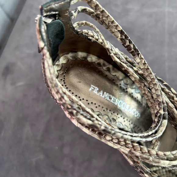 Python high heels, size 39, Leather-Italian, Like new - Picture 15 of 15